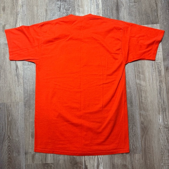 Reese's peanut butter cup y2k vintage Orange Graphic T-Shirt men’s L - Picture 4 of 5